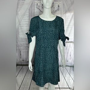 Too cute for you dress in green spot